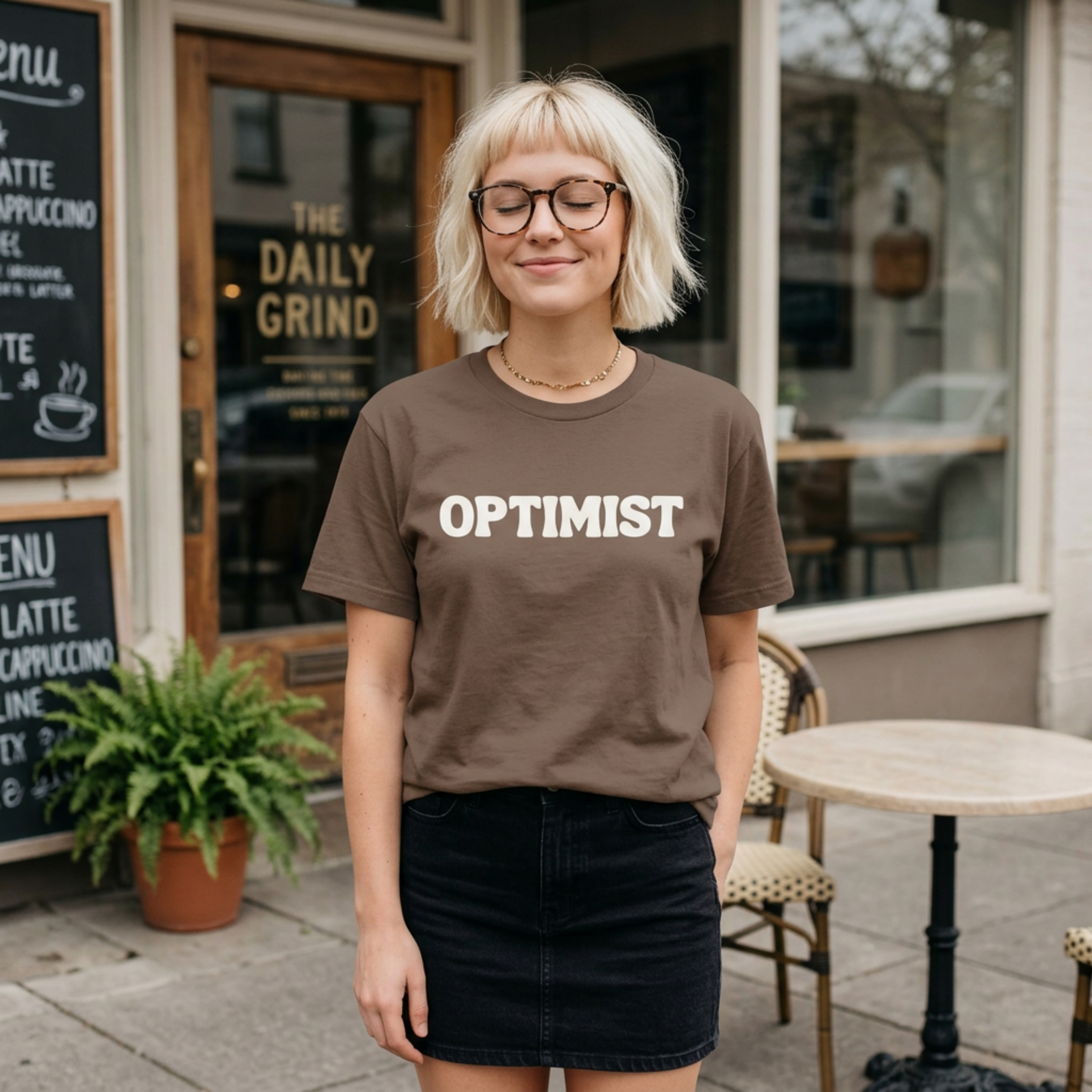 Optimist CC Tee, Unisex Comfort Colors T-shirt for Men and Women